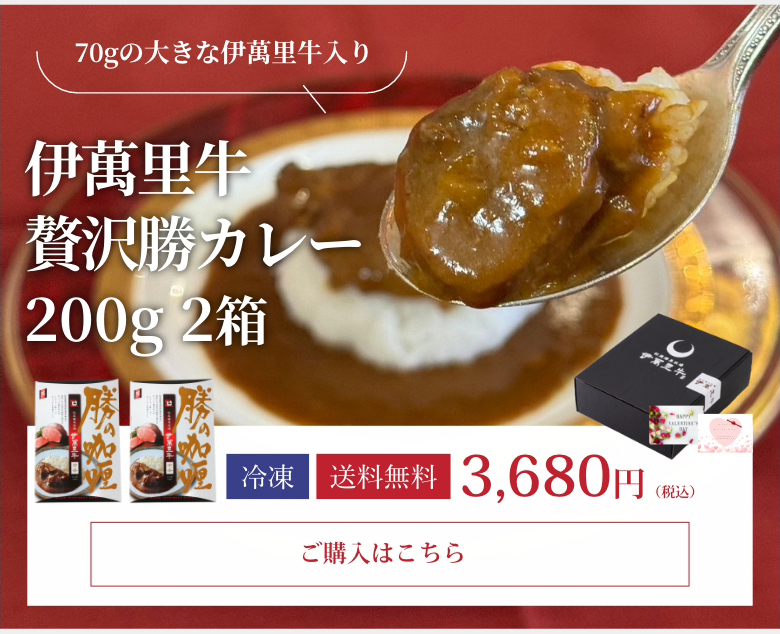 伊萬里牛贅沢勝カレー200g 2箱